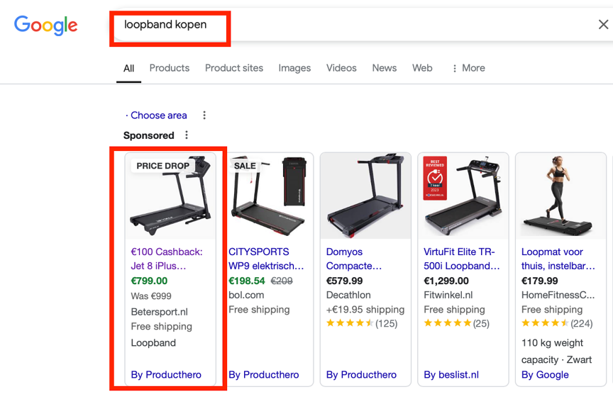 product_check_betersport_google