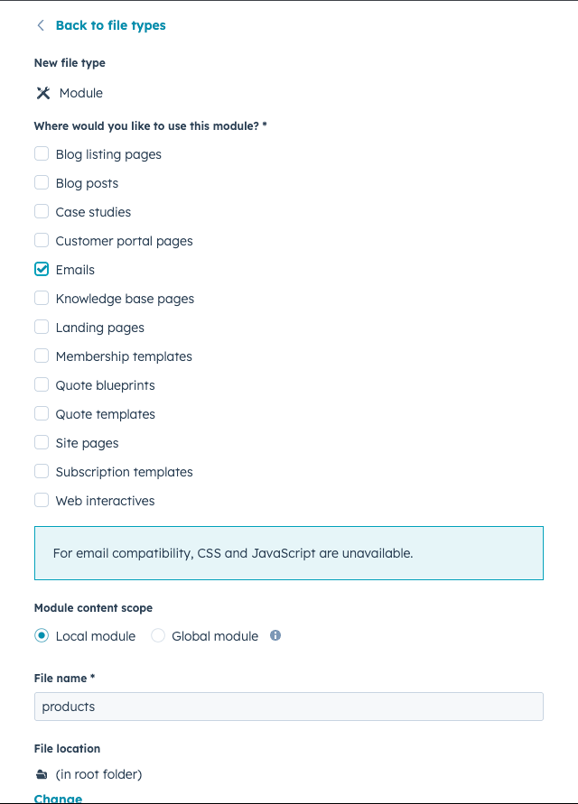 Documentation_HubSpotAdvice_CreateModule