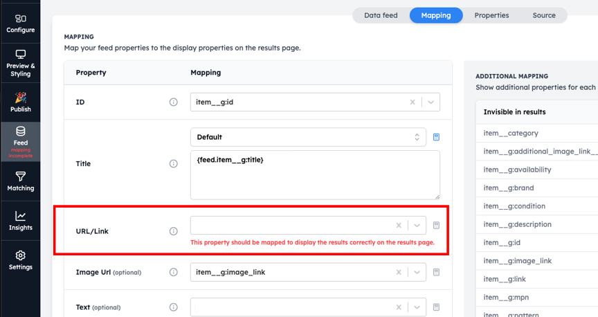 Disable the product link in result